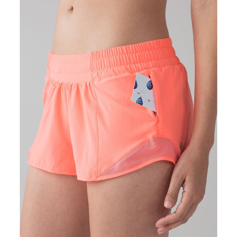 Lululemon Hotty Hot Short II (2.5") Pop Orange (6 Reg)